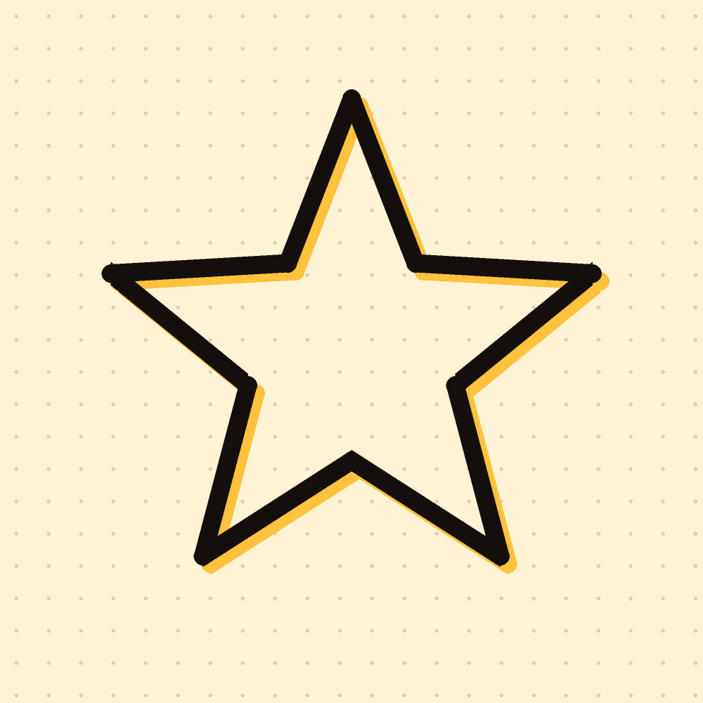 Ausstecher Stern „Zackig“ – stilisierte Ausstecher-Silhouette