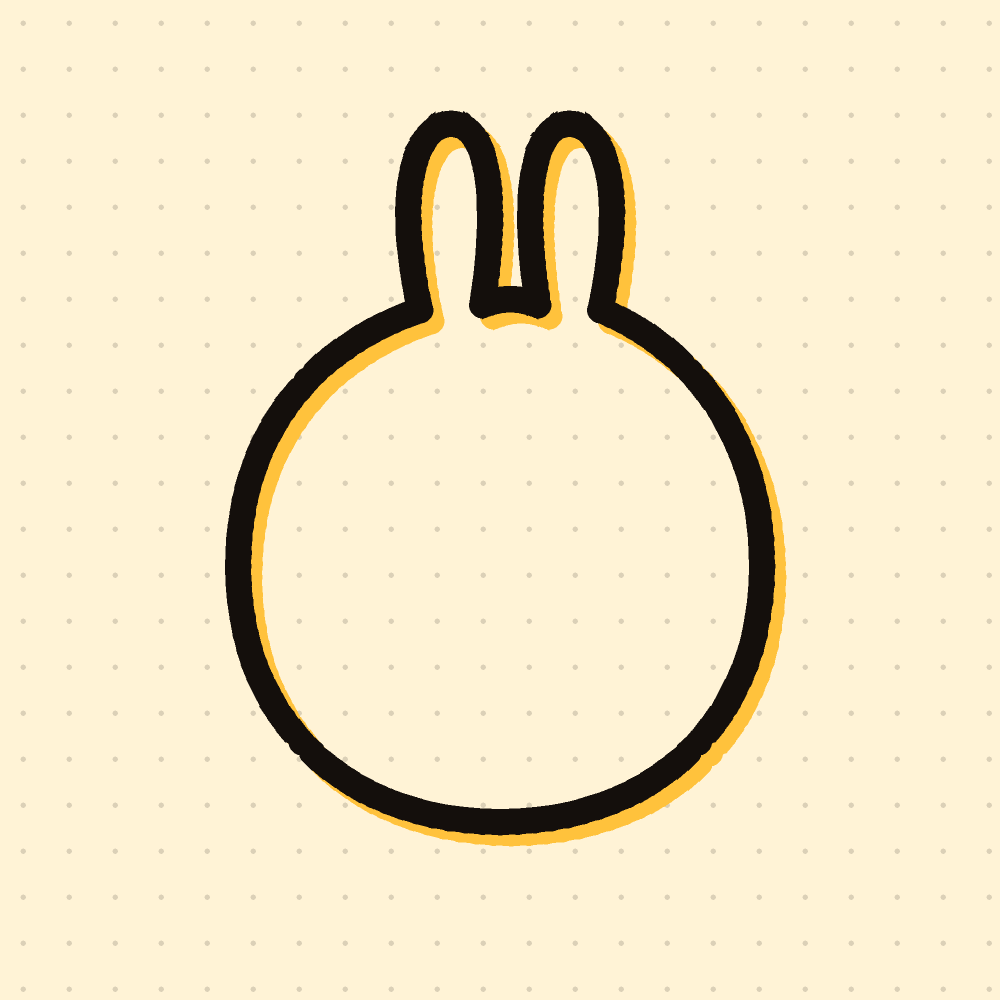 Ausstecher Osterhase „Hoppel“ – stilisierte Ausstecher-Silhouette
